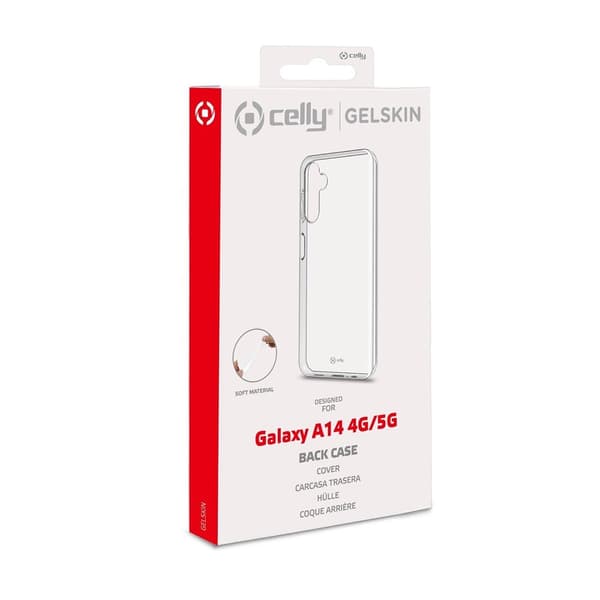 Celly Samsung Galaxy A14 Skal GELSKIN Genomskinlig