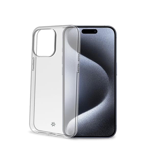 Celly iPhone 15 Pro Skal GELSKIN Genomskinlig