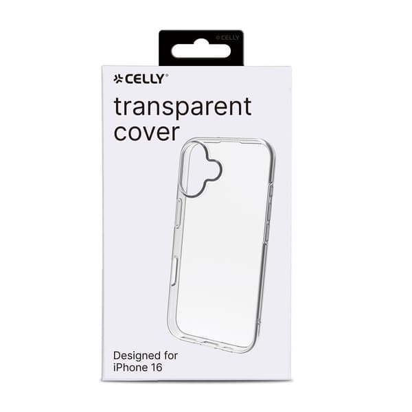 Celly iPhone 16 Kuori GELSKIN Kirkas