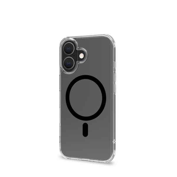 Celly iPhone 16 Kuori GELSKINMAG Kirkas Musta