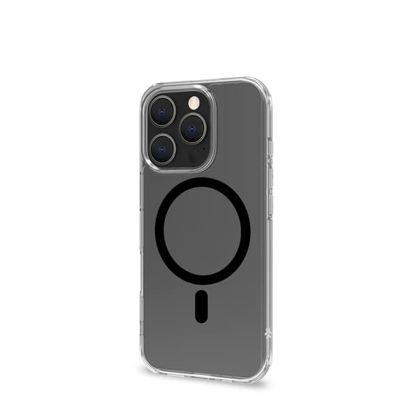 Celly iPhone 16 Pro Max Kuori GELSKINMAG Kirkas Musta