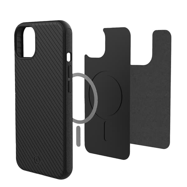 Celly iPhone 12/iPhone 12 Pro Kuori ULTRAMAG Musta