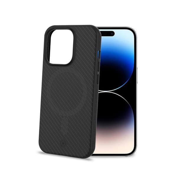 Celly iPhone 15 Pro Cover ULTRAMAG Sort