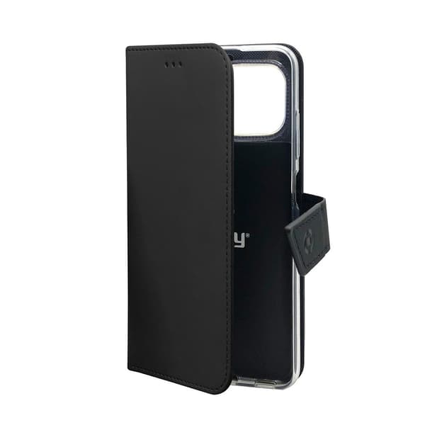 Celly iPhone 12 Pro Max Fodral Wally Wallet Case Svart
