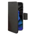 Pikkukuva 1 / 6: Celly iPhone 15 Kotelo Wally Wallet Case Musta