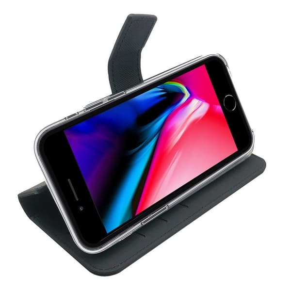 Celly iPhone 6/6S/7/8/SE Etui Wally Wallet Case Sort