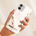 Miniatyrbild 3 av 4: Skal till iPhone 12 Mini Marbled Luxury Ultra Thin Carrara Gold iDeal of Sweden White