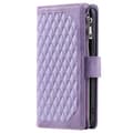 Pikkukuva 6 / 10: SKALO Motorola Moto E14 4G Iso Tikattu Lompakkokotelo - Violetti