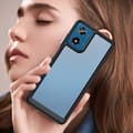 Pikkukuva 7 / 8: SKALO Motorola Moto E14 4G Iskunkestävä Clear Hybridi Suojakuori - Musta
