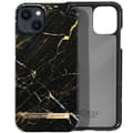 Miniatyrbild 1 av 4: Skal till iPhone 13 Marbled Luxury Ultratunn Port Laurent Marble iDeal of Sweden Svart / Guld