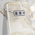 Miniatyrbild 4 av 4: Fodral till Samsung S10e Marbled Luxury Ultra Thin Sparkle Greige Marble iDeal of Sweden Beige