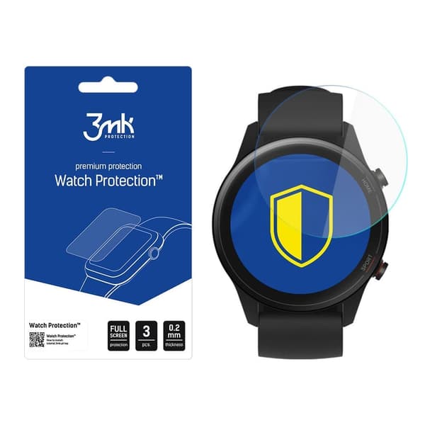 Xiaomi Mi Watch Color Amoled - 3mk Watch Protection v. FlexibleGlass Lite