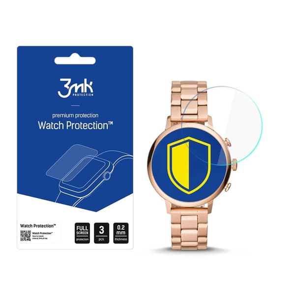 Fossil Q Venture HR Gen 4 - 3mk Watch Protection v. FlexibleGlass Lite