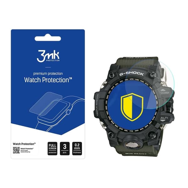 Casio G-SHOCK Mudmaster - 3mk Watch Protection v. FlexibleGlass Lite