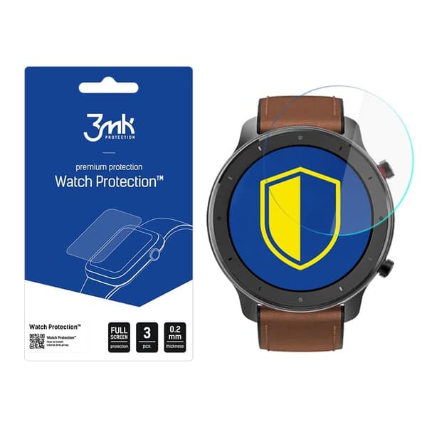 Xiaomi Amazfit GTR 47mm - 3mk Watch Protection v. FlexibleGlass Lite
