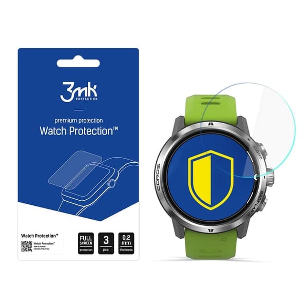 Coros Apex Pro 46 mm - 3mk Watch Protection v. FlexibleGlass Lite