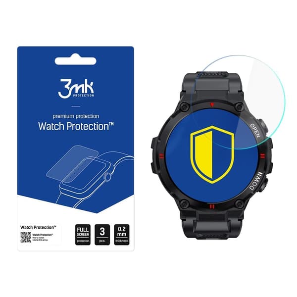 Garett Sport  Tactic - 3mk Watch Protection v. FlexibleGlass Lite
