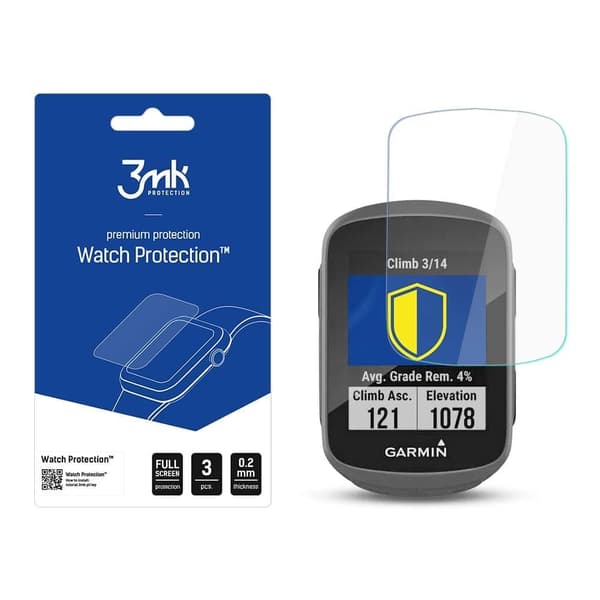 Garmin Edge 130 Plus - 3mk Watch Protection v. FlexibleGlass Lite