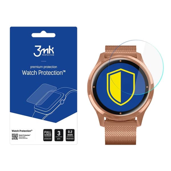 Garmin Vivomove Luxe - 3mk Watch Protection v. FlexibleGlass Lite