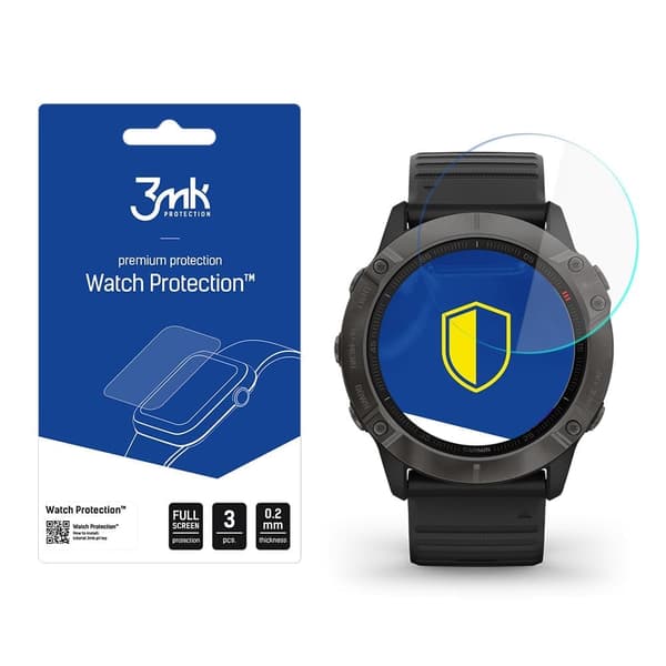 Garmin Approach S62 - 3mk Watch Protection v. FlexibleGlass Lite