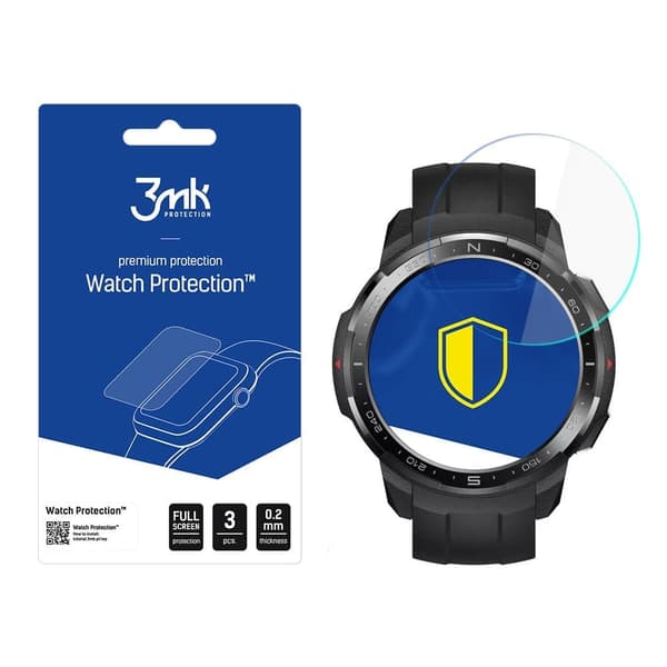 Honor Watch GS Pro - 3mk Watch Protection v. FlexibleGlass Lite