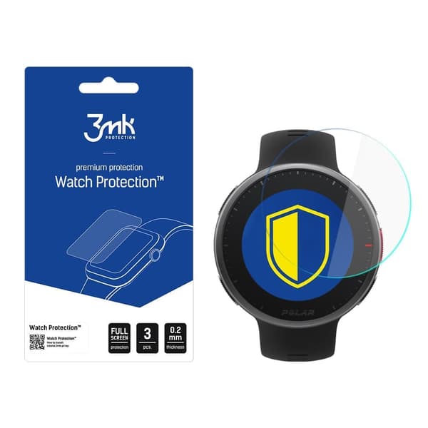 Polar Vantage V2 - 3mk Watch Protection v. FlexibleGlass Lite