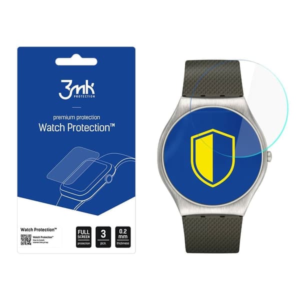 Swatch Skinearth - 3mk Watch Protection v. FlexibleGlass Lite