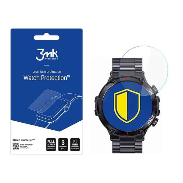 Gravity GT8-2 - 3mk Watch Protection v. FlexibleGlass Lite
