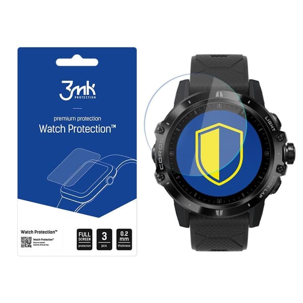 Coros Vertix - 3mk Watch Protection v. FlexibleGlass Lite
