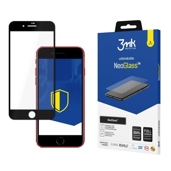 Apple iPhone 7/8/SE 2020/2022 Black - 3mk NeoGlass