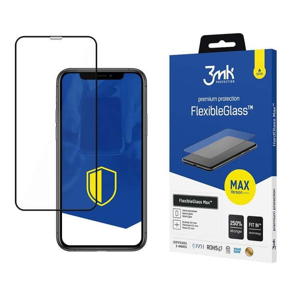 Apple iPhone Xs Black - 3mk FlexibleGlass Max
