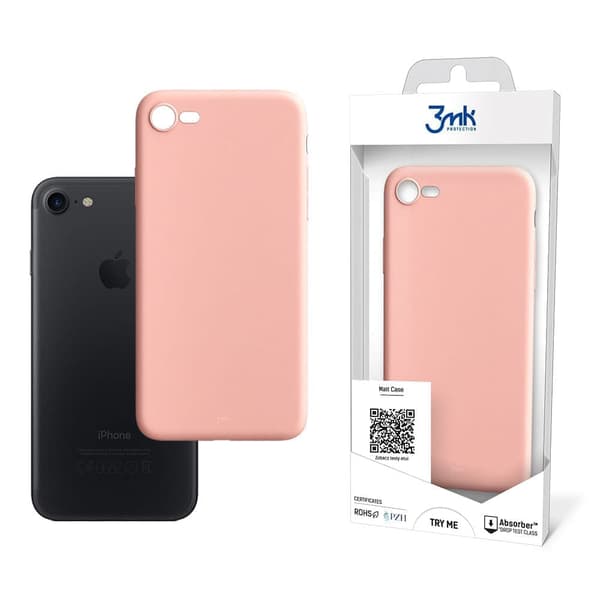Apple iPhone 7/8/SE 2020/2022 - 3mk Matt Case lychee