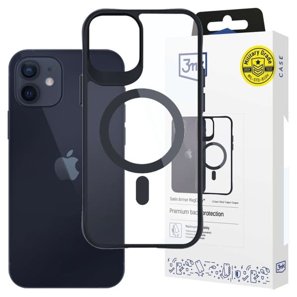 Apple iPhone 12/12 Pro - 3mk Satin Armor MagCase