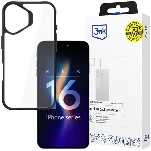 Apple iPhone 16 Plus - 3mk Satin Armor Case+