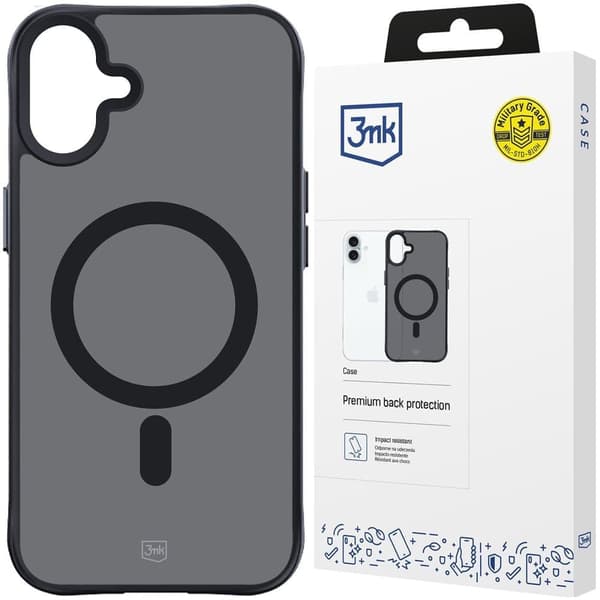 Apple iPhone 16 Plus - 3mk Smoke MagCase