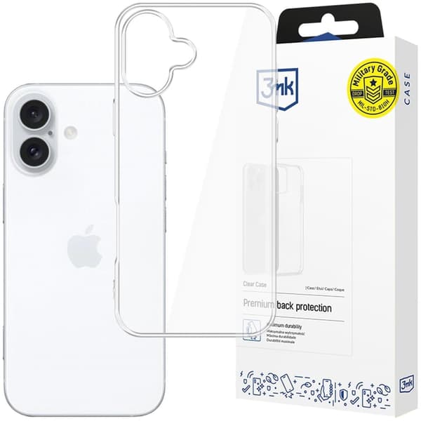 Apple iPhone 16 Plus - 3mk Clear Case