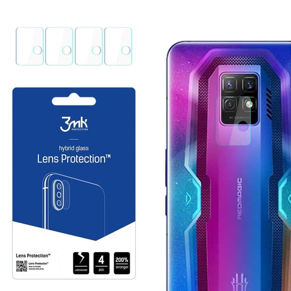 ZTE Nubia Red Magic 7 Pro - 3mk Lens Protection