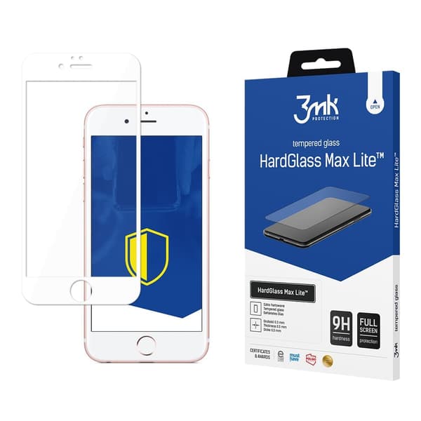 Apple iPhone 6+/6s+ White - 3mk HardGlass Max Lite