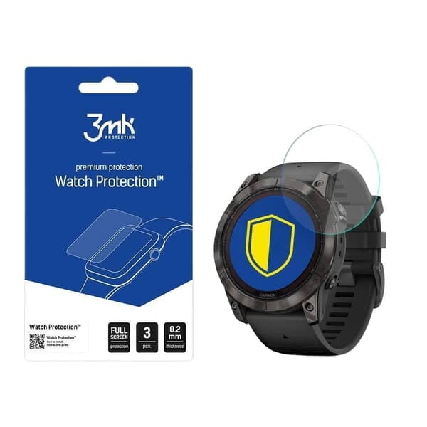 Garmin Fenix 7X Pro Solar - 3mk Watch Protection v. FlexibleGlass Lite