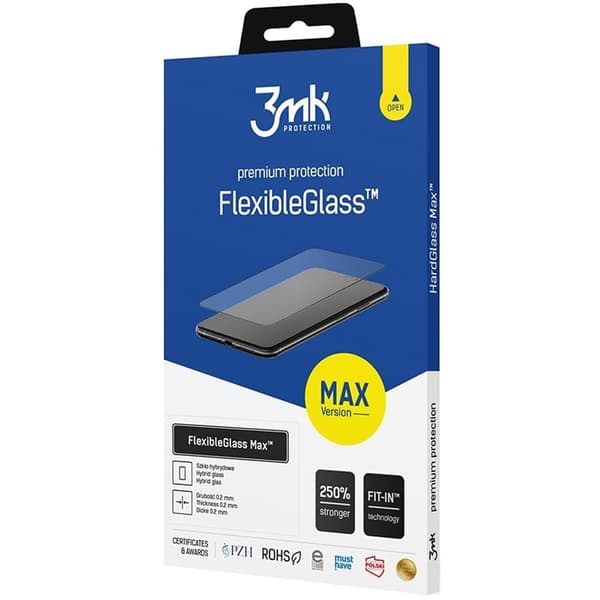 Apple iPhone 16 - 3mk FlexibleGlass Max Black