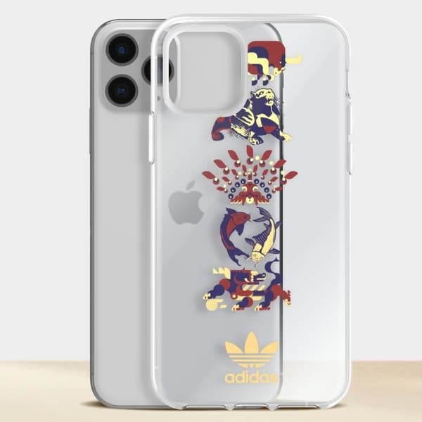 Fodral till iPhone 11 Pro Silikongel Jovialt mönster Tunt Lätt Adidas Transparent