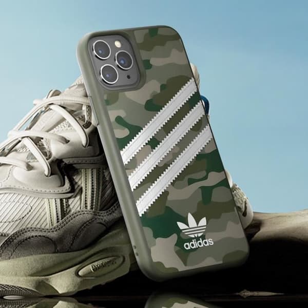 Skal till iPhone 11 Pro Precise Cutouts 3 Stripes Camo Adidas Green