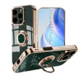 Miniatyrbild 4 av 6: iPhone 16 Pro Max Elegant & Stöttåligt Skal med Ringhållare Flawless - Mörkgrön