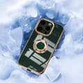 Miniatyrbild 5 av 6: iPhone 16 Pro Max Elegant & Stöttåligt Skal med Ringhållare Flawless - Mörkgrön
