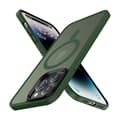 Miniatyrbild 1 av 6: iPhone 16 Pro Max Stötdämpande Skal MagSafe-Kompatibelt V2 - Mörkgrön