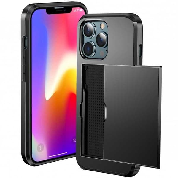 iPhone 16 Pro Max Stöttåligt Skal Kortfack StreetWise