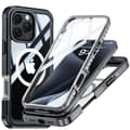 Miniatyrbild 1 av 8: iPhone 16 Pro Max Heltäckande Magsafe Premium 3D Skal 3in1 ThreeSixty