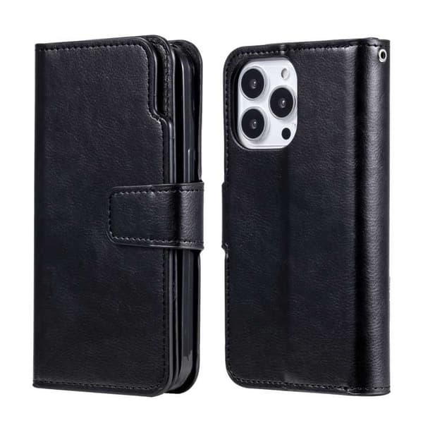 iPhone 16 Pro Max Praktisk Plånboksfodral med 12-Fack Array V4