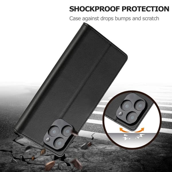 LC.IMEEKE Plånboksfodral iPhone 16 Pro Max - Svart