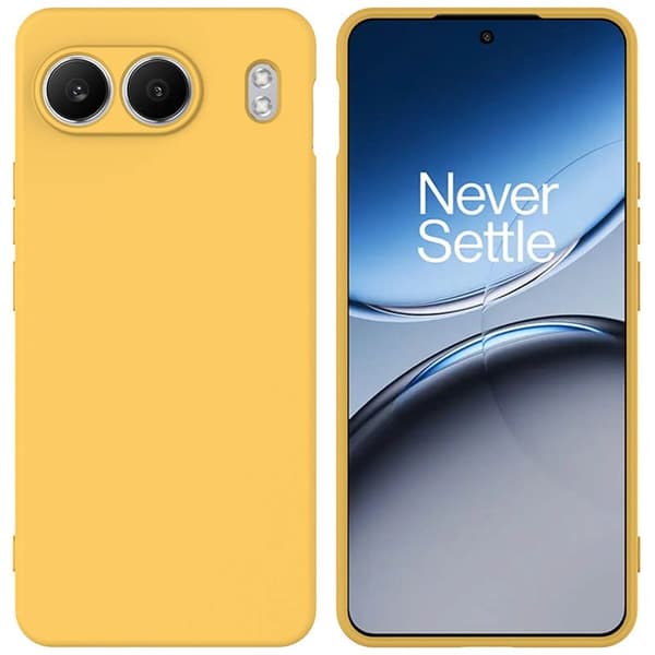Liquid silikone cover OnePlus Nord 4 - Gul